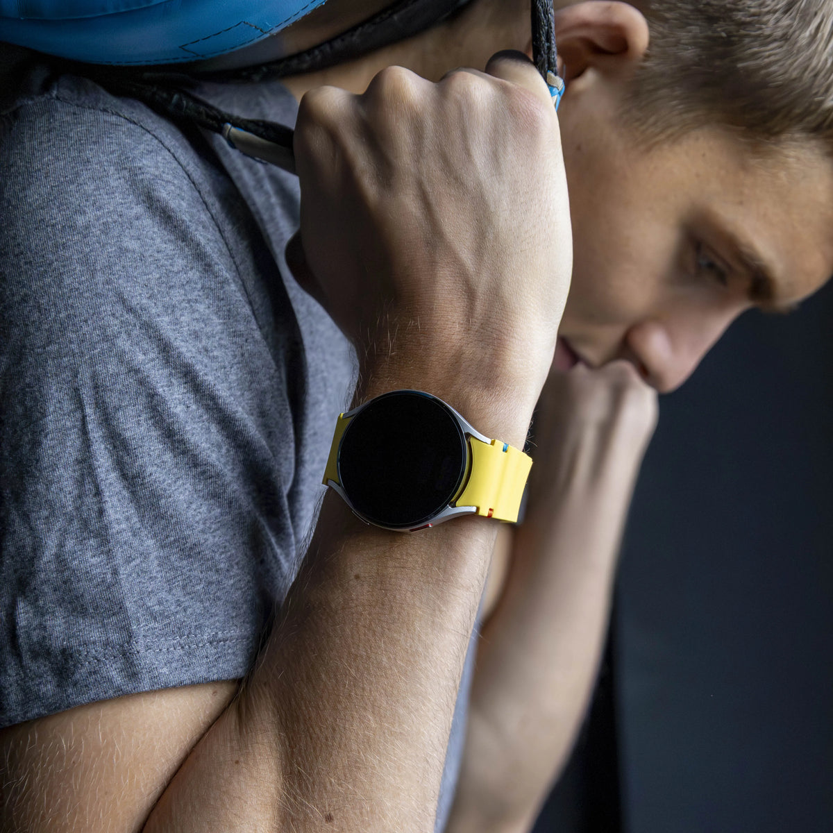 Wave Silicone Strap, lifestyle photo