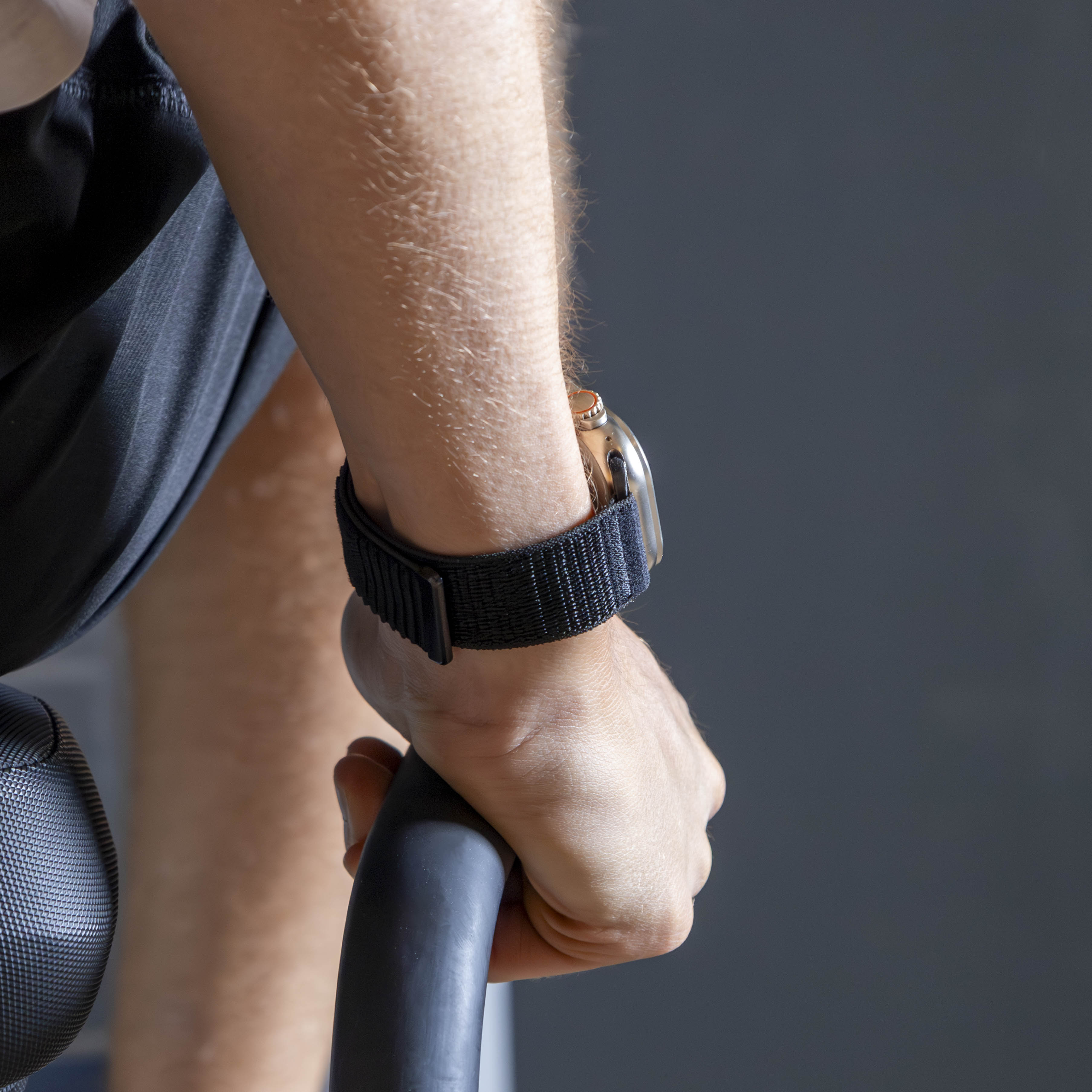 Apple Watch Ultra Wave Nylon Strap (Black)