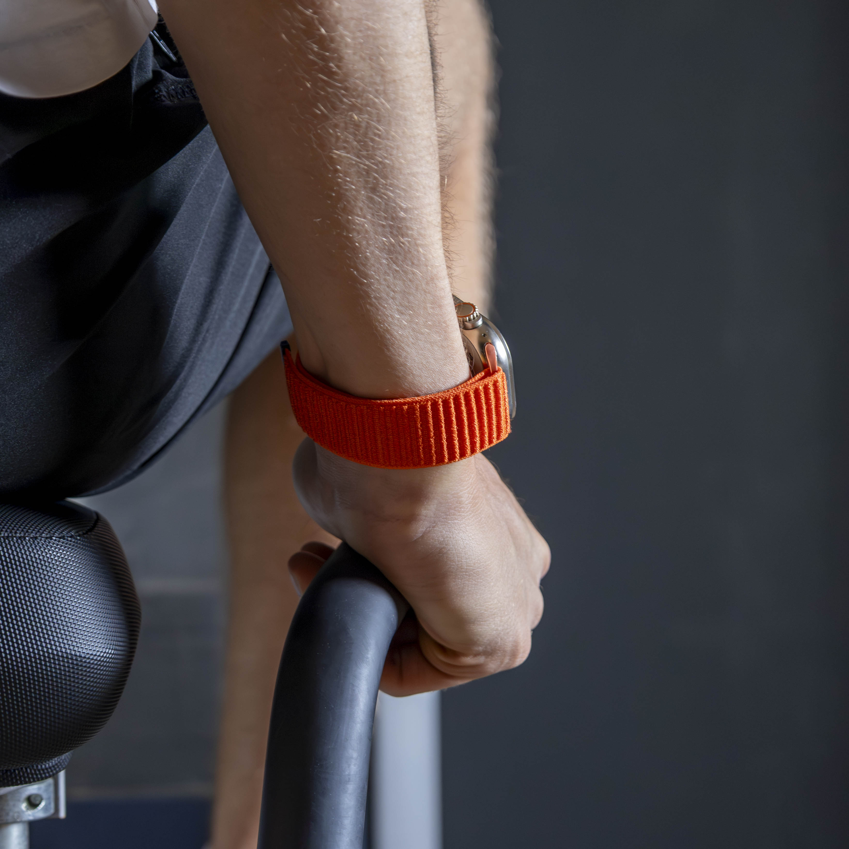 Apple Watch Ultra Wave Nylon Strap (Orange)