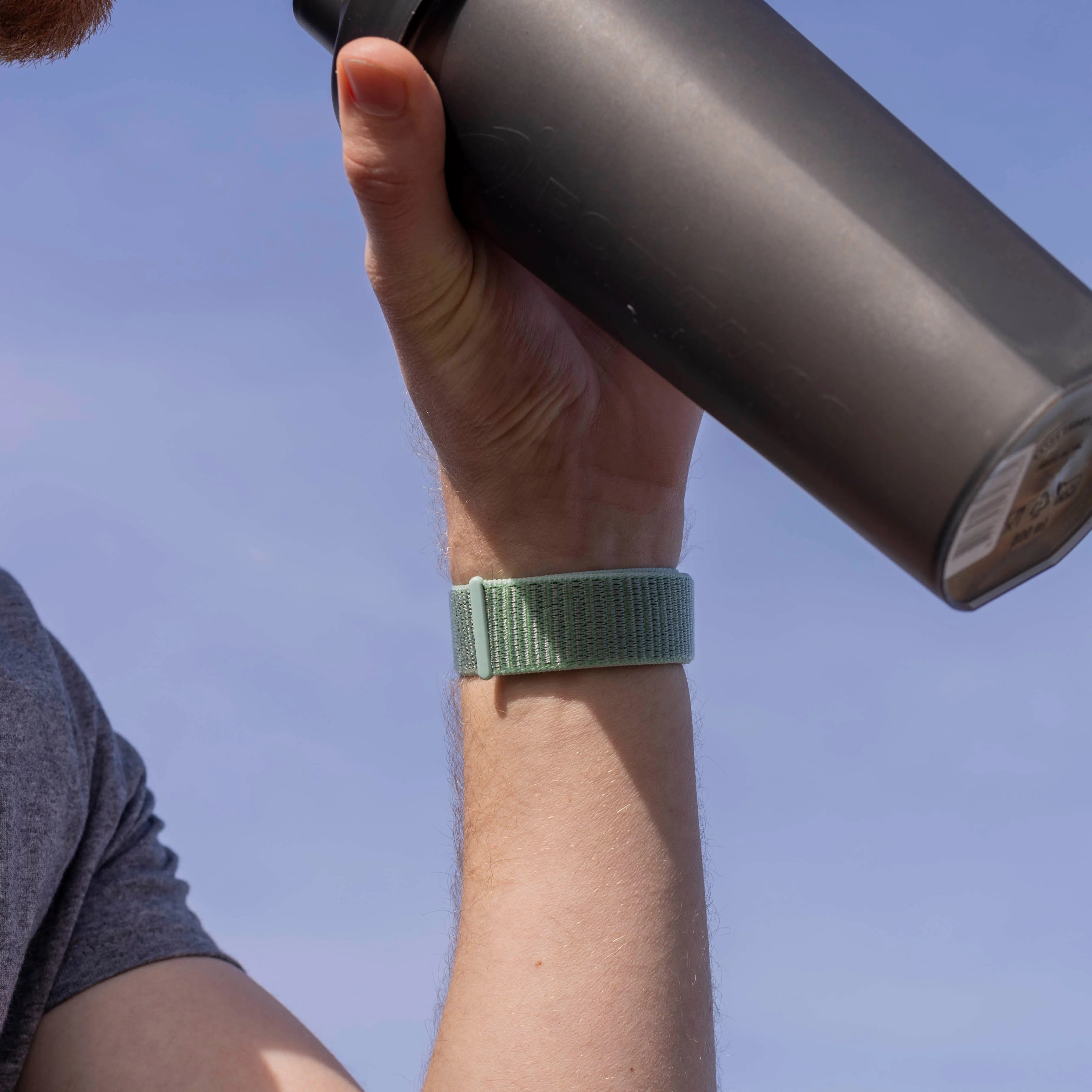 Fitbit Versa 3 Nylon Strap (Mint Green)