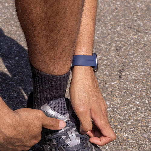 Samsung Galaxy Watch 8 - 40mm D-Buckle Silicone Strap (Dark Blue)