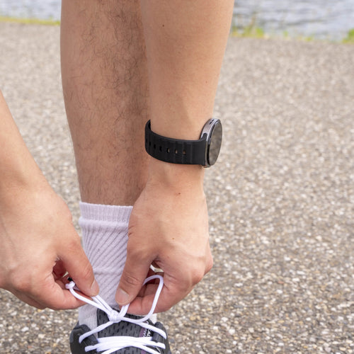Outdoor Silicone Strap, black, lifestyle photo