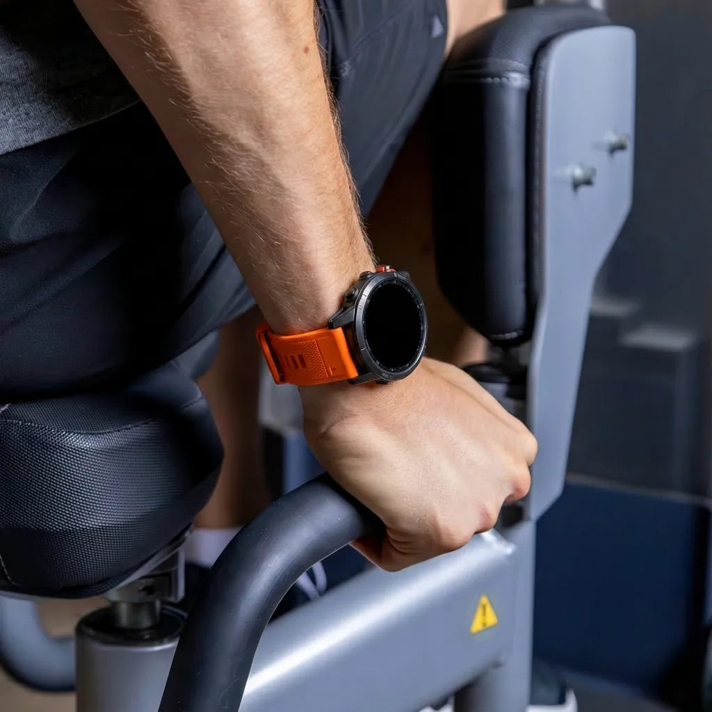 Garmin Fenix E Silicone Strap (Orange)