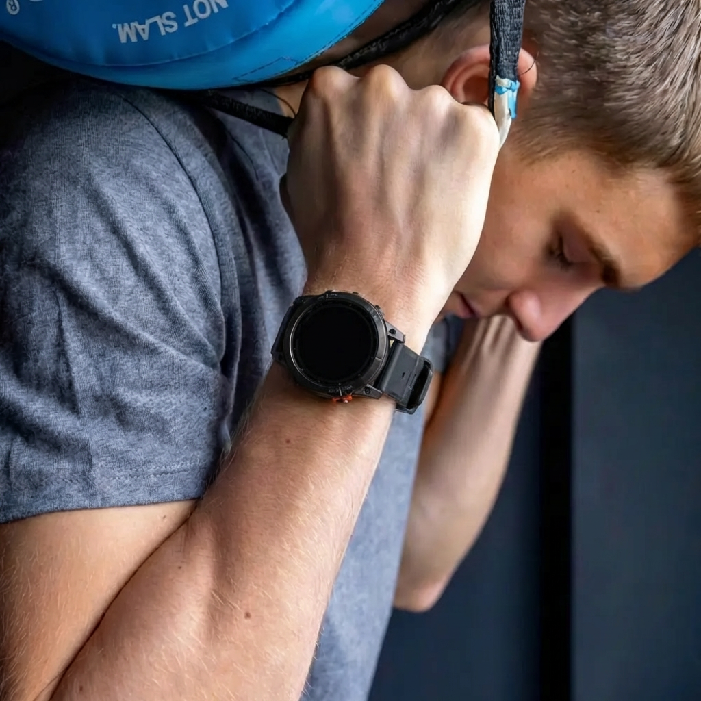 Garmin Fenix 7 Sport Strap with Buckle (Black/Grey)