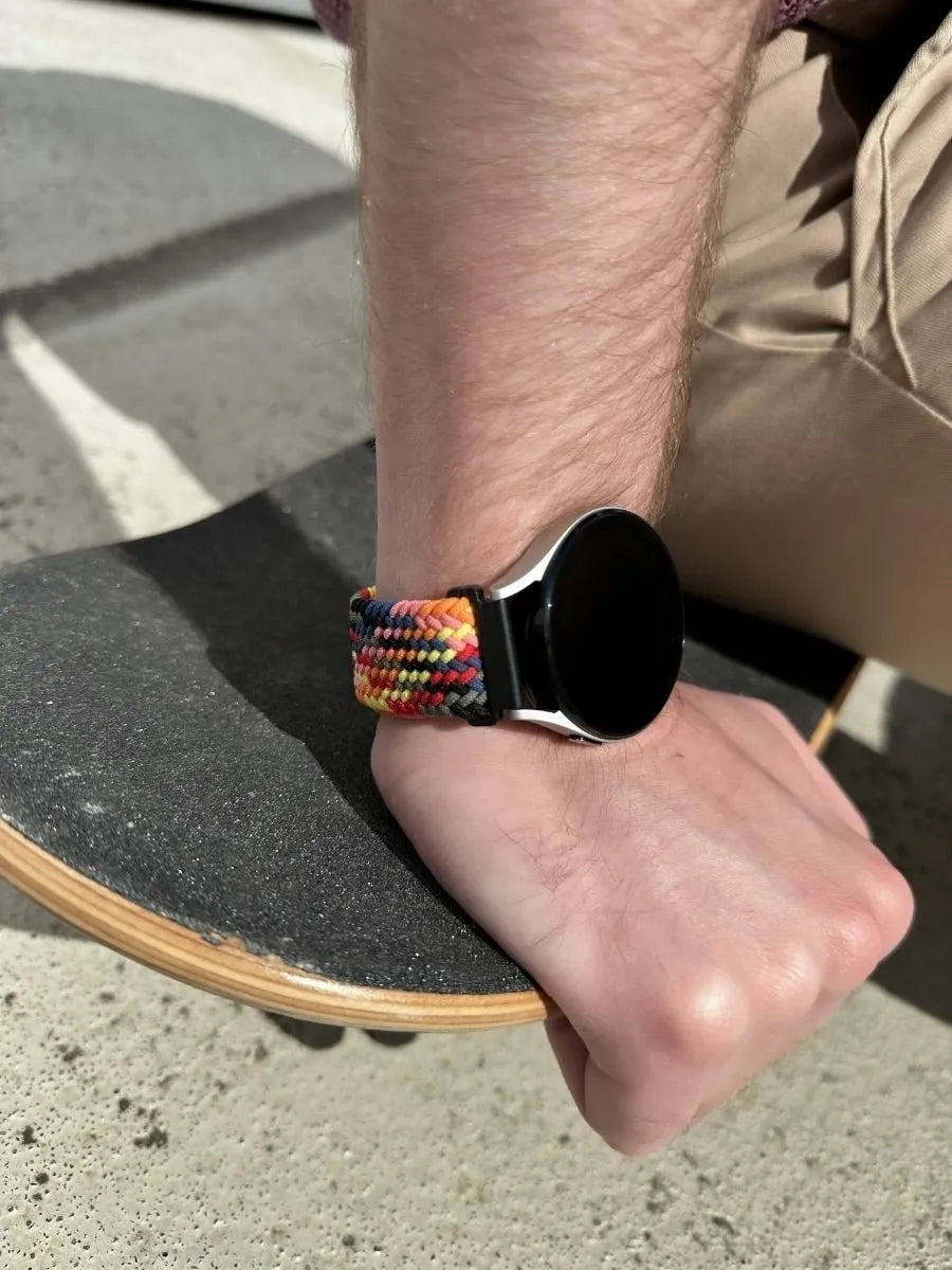 Nylon Adjustable Braided Strap, multicolour, lifestyle photo