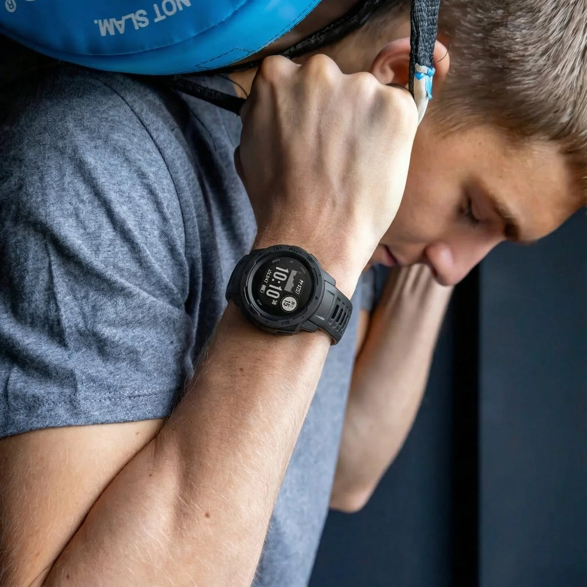 Silicone Strap, black, lifestyle photo