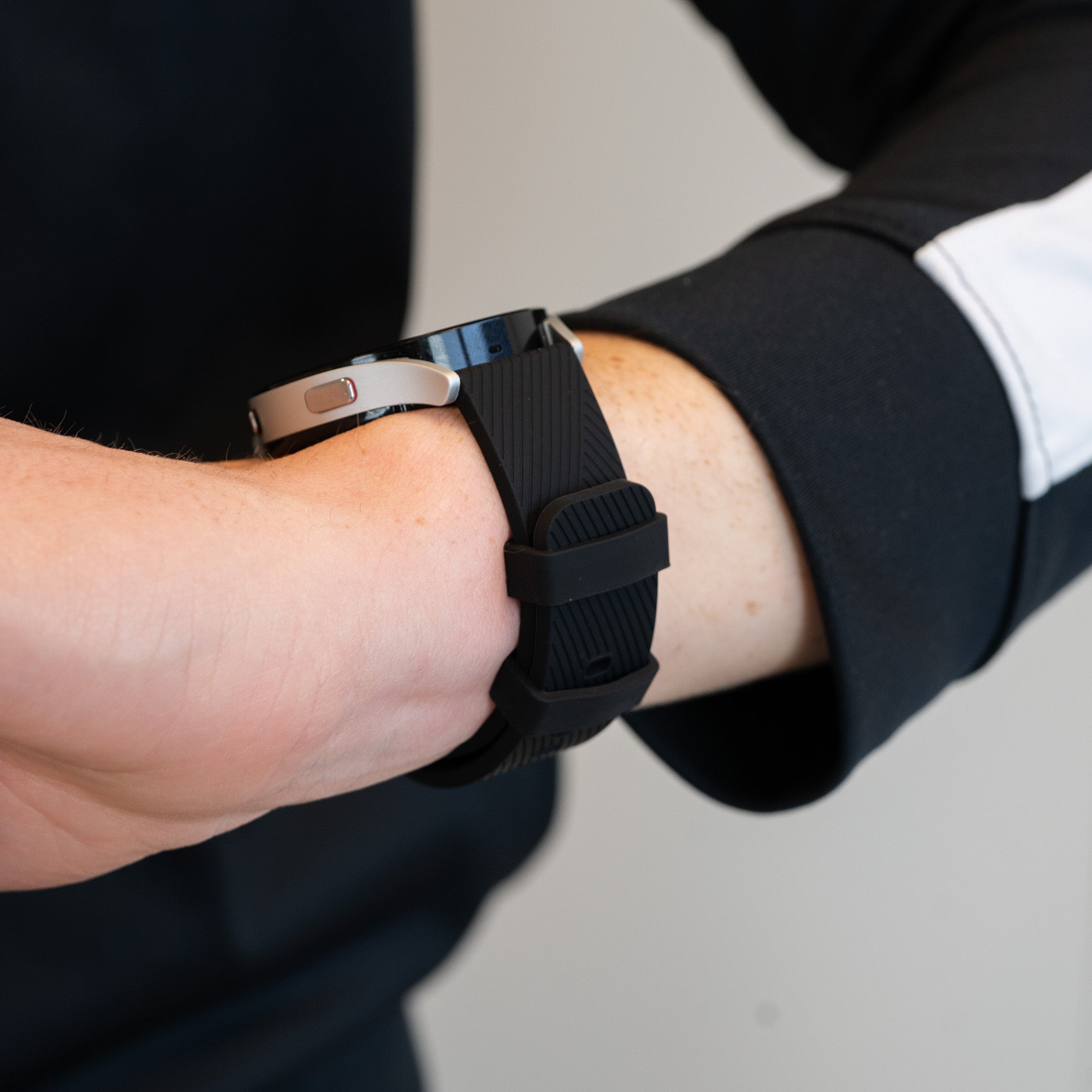 Bandz Huawei Watch 5 - 46mm Silicone Strap 'Deluxe' (Black)