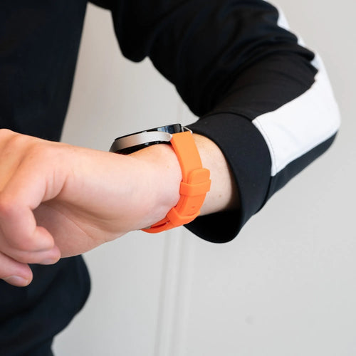 Bandz Oppo Watch X2 Silicone Strap 'Deluxe' (Orange)