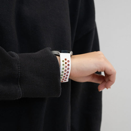 Bandz Coros Pace 2 Sport Strap 'Deluxe' (White/Colourful)