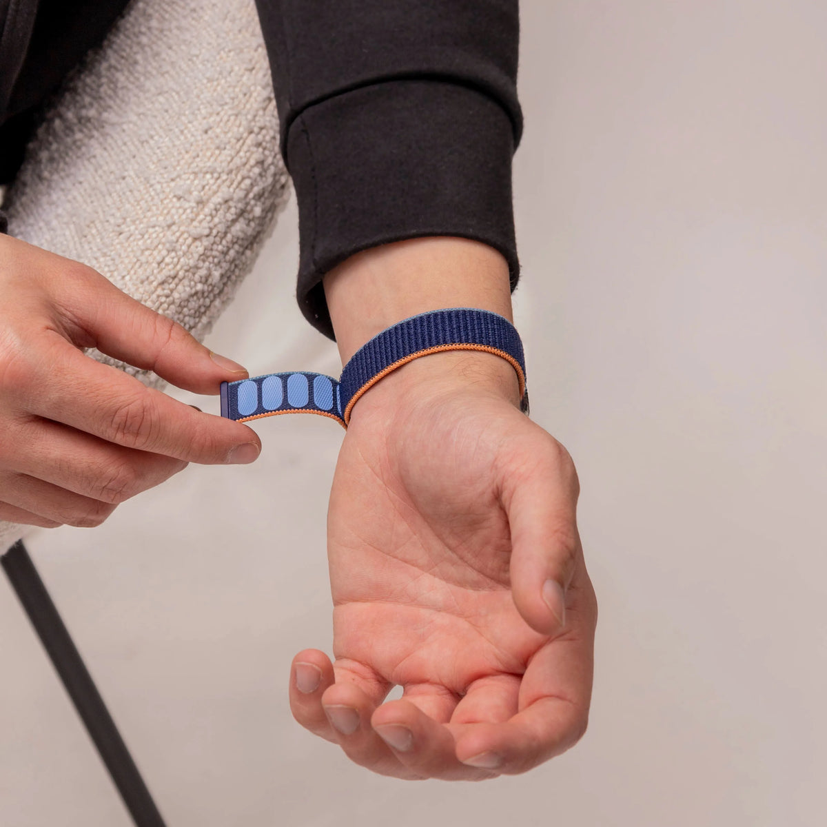 Nylon Strap, dark blue, lifestyle photo