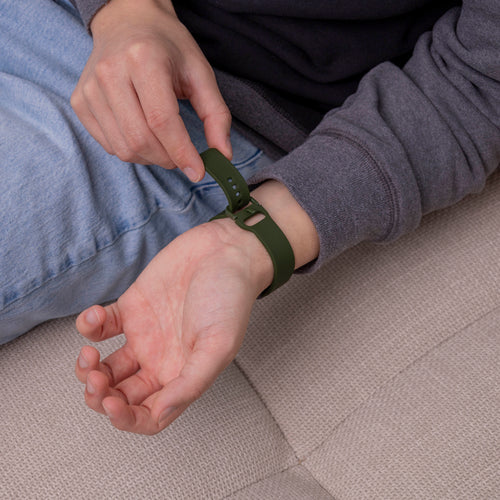 Samsung Galaxy Fit 3 Silicone Strap (Green)