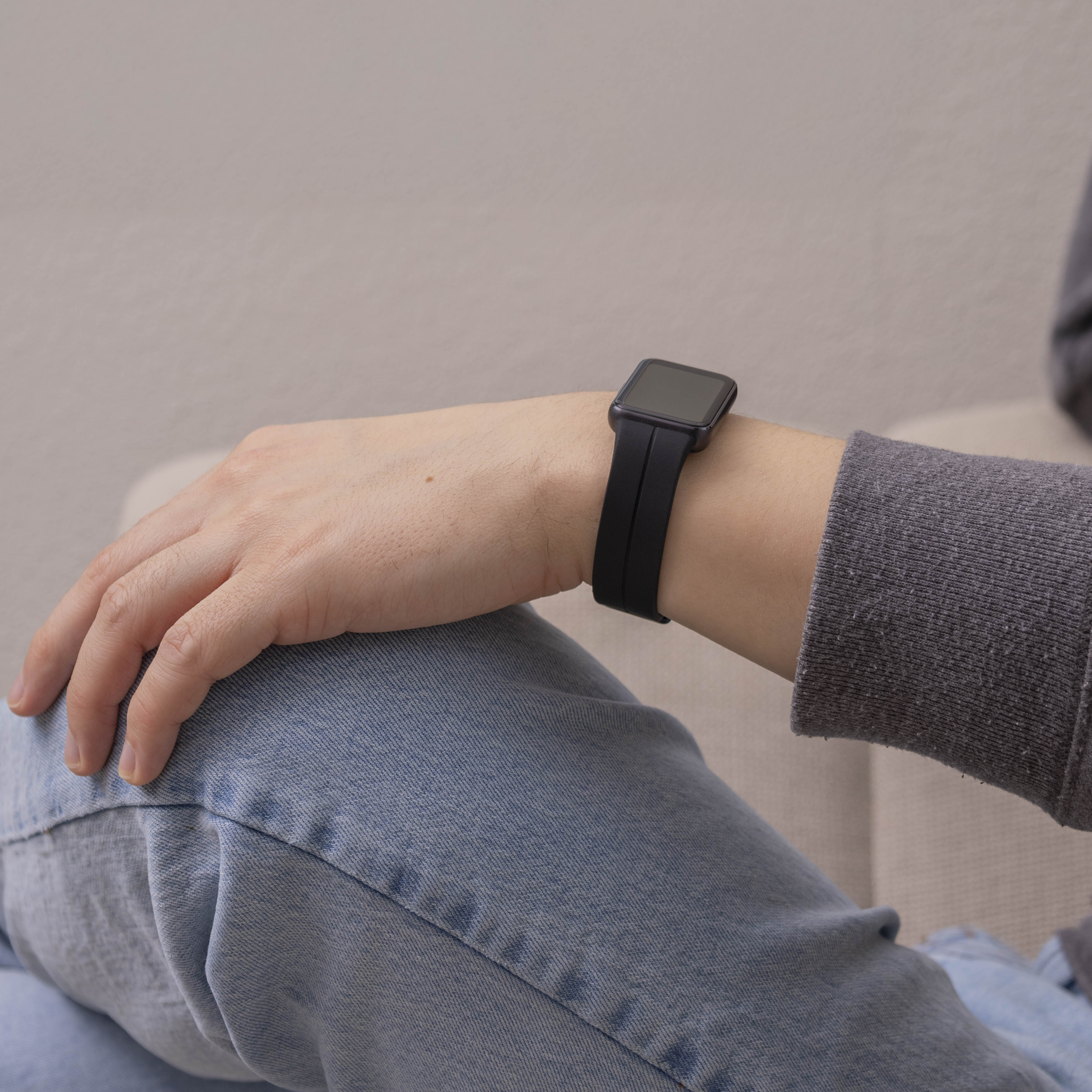 Samsung Galaxy Fit 3 D-buckle Silicone Strap (Black)