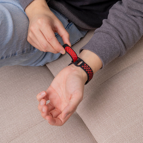 Samsung Galaxy Fit 3 Sport Strap (Black/Red)