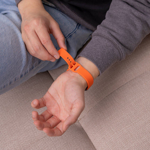 Samsung Galaxy Fit 3 Silicone Strap (Orange)