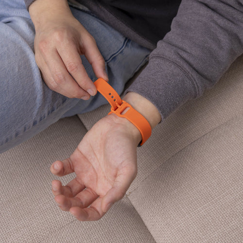 Silicone Strap, orange, lifestyle photo