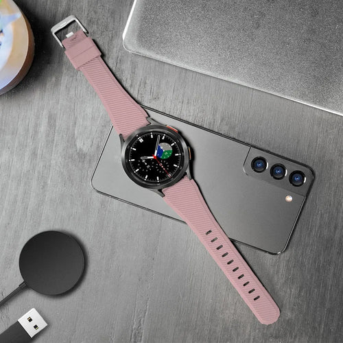 Twill Silicone Strap, pink, lifestyle photo