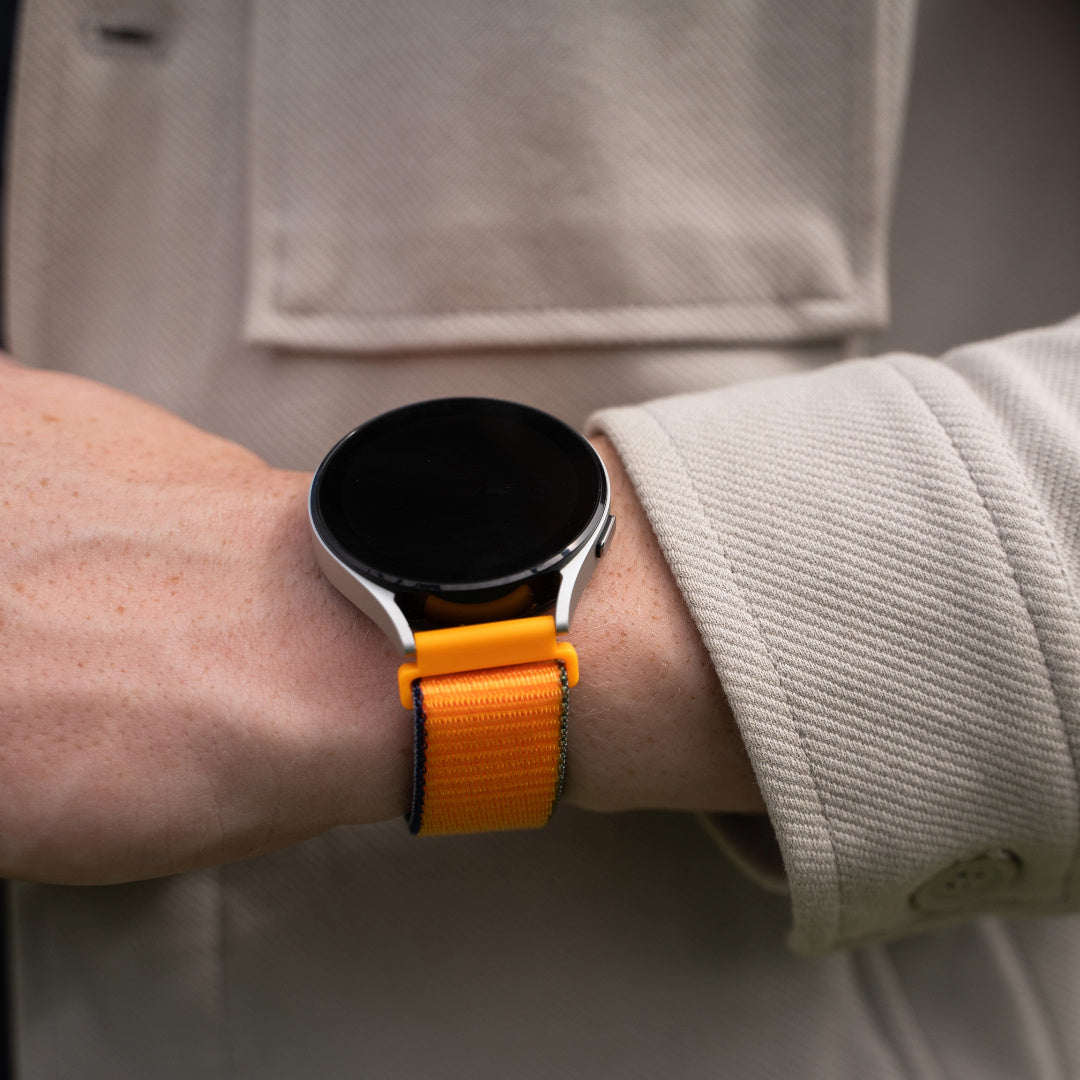 Withings ScanWatch Nova Nylon Strap (Kumquat)