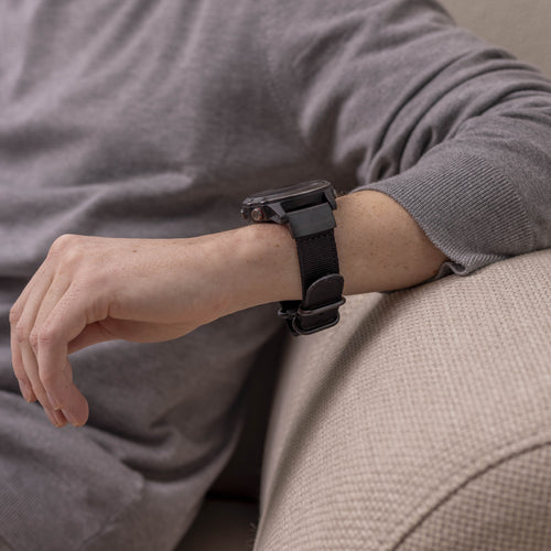 Amazfit T-Rex Ultra 2 Nylon Buckle Strap (Black)