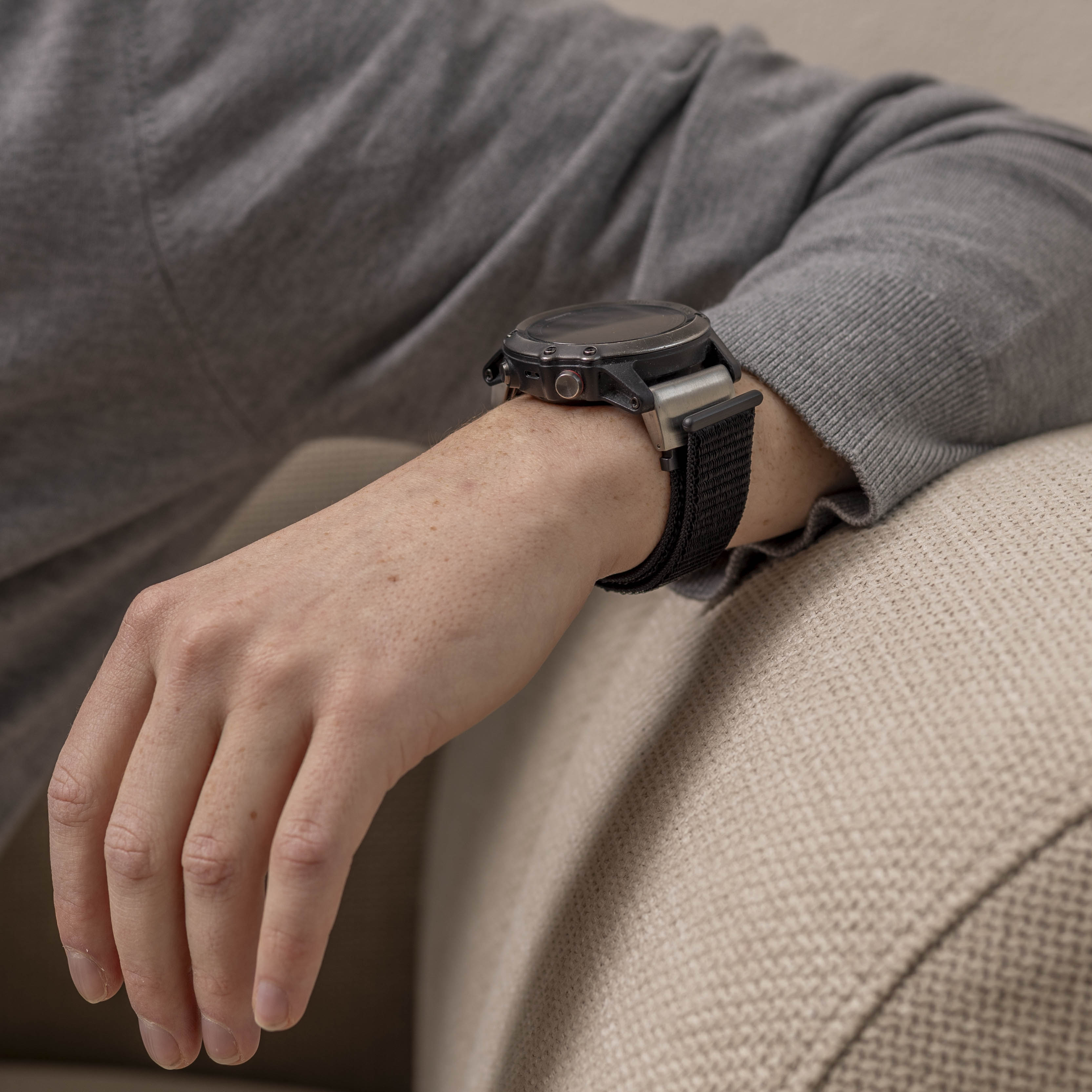 Garmin Fenix 7x Nylon Strap (Black)
