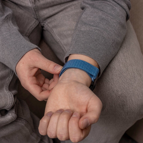 Garmin Fenix 9 Pro - 51mm Nylon Strap (Light Blue)