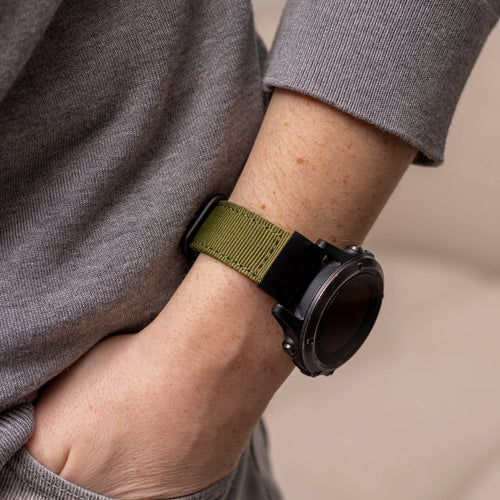 Garmin Instinct 3 - 50mm Nylon Buckle Strap (Green)