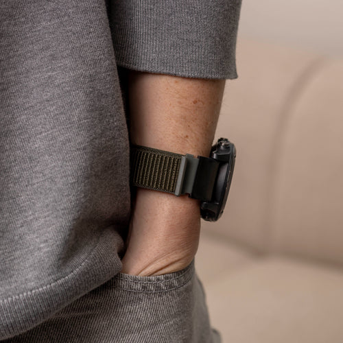 Nylon Strap, army green, lifestyle photo