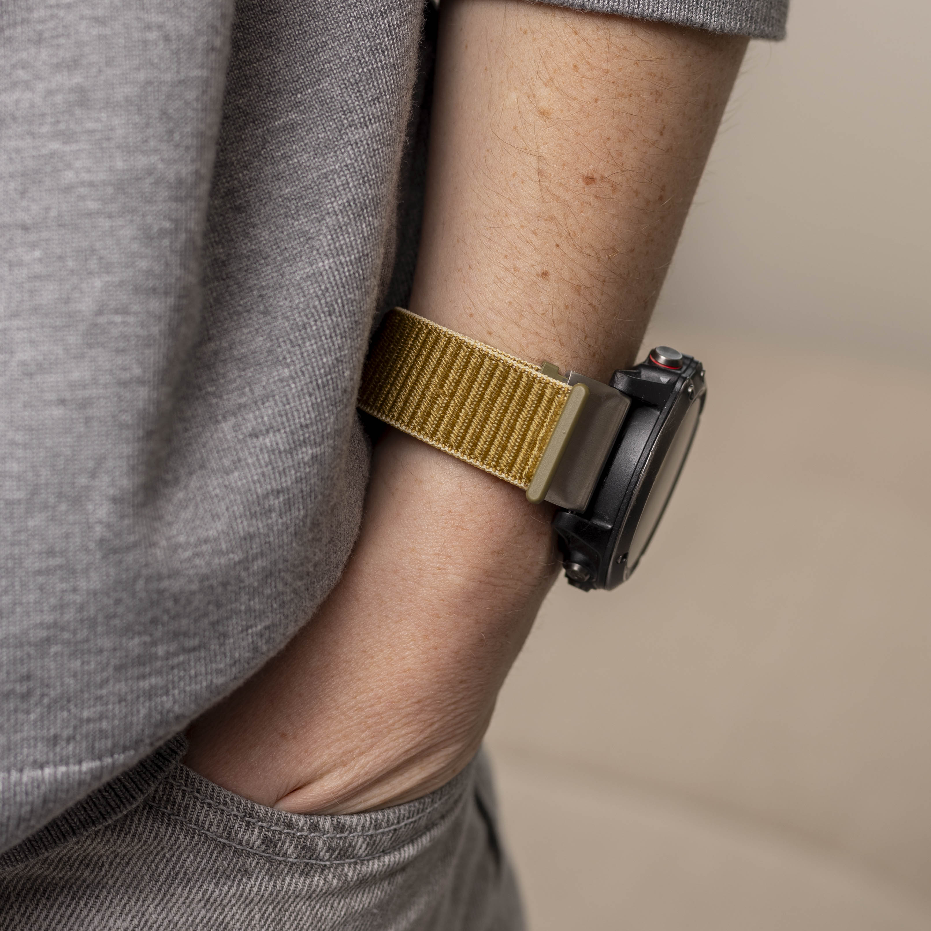 Garmin Fenix 7x Nylon Strap (Olive Green)