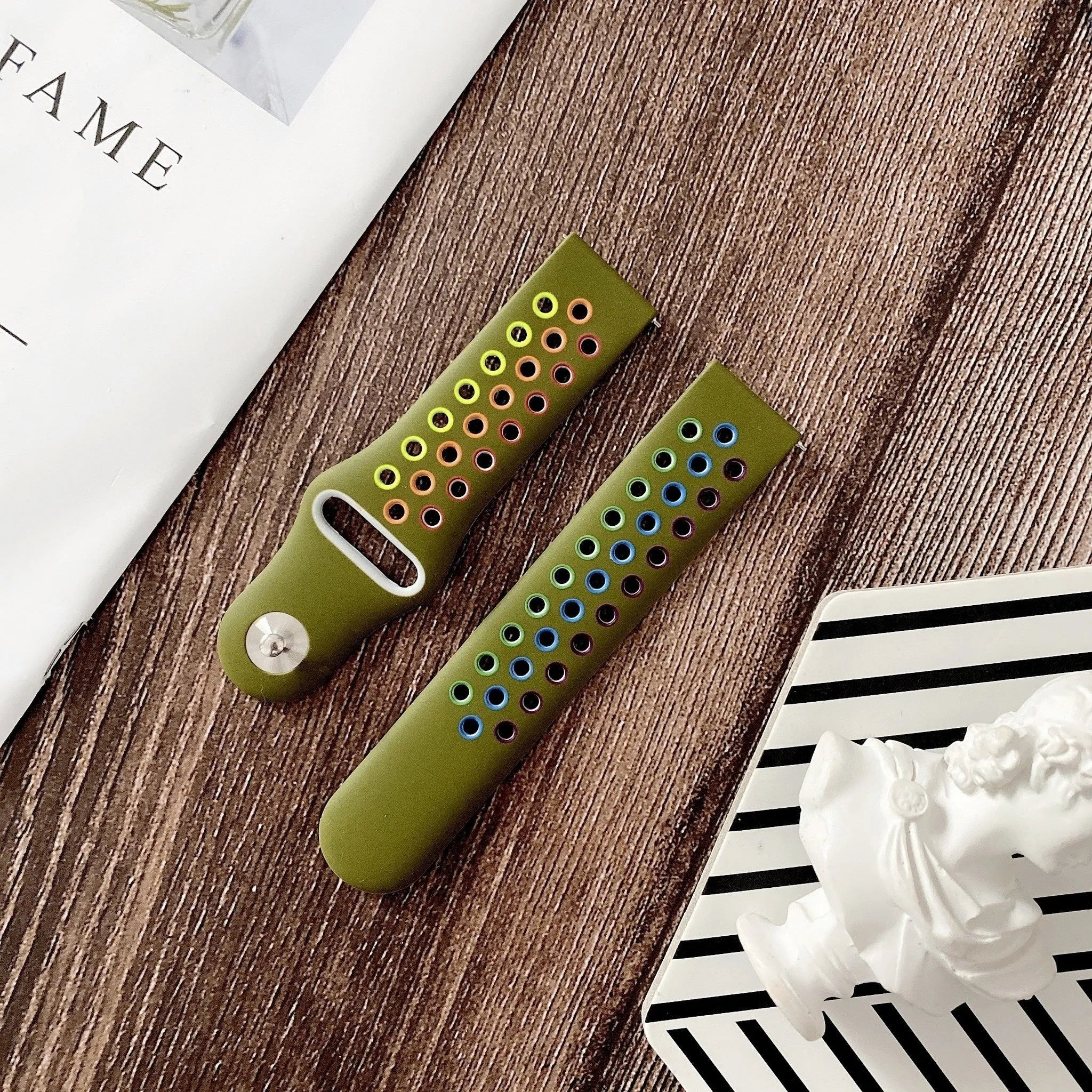 Silicone Sport Strap, lifestyle photo