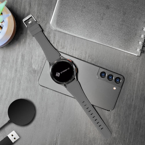 Amazfit Bip 5 Twill Silicone Strap (Grey)