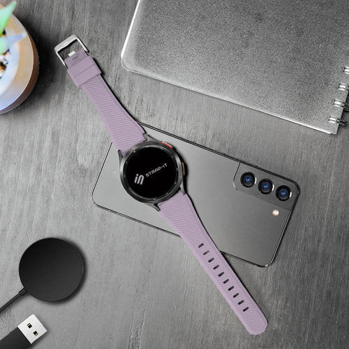 Polar Vantage M3 Twill Silicone Strap (Lilac)