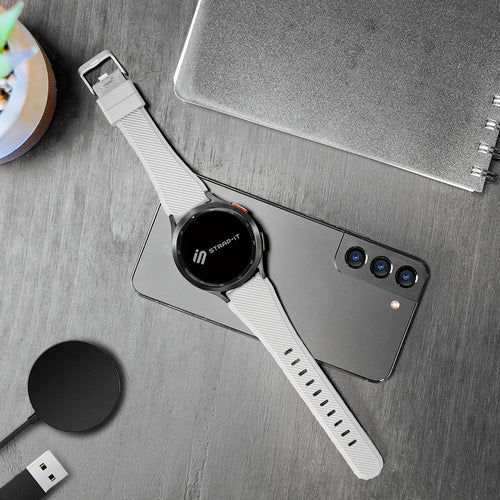Fossil Gen 4 Explorist (HR) Silicone Strap (White)