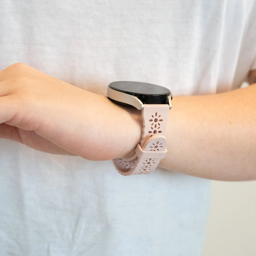 Bandz Coros Apex 2 Patterned Silicone Strap (Pink)