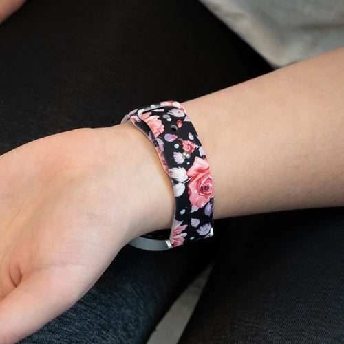 Bandz Coros Pace 2 Silicone Strap 'Flowers'