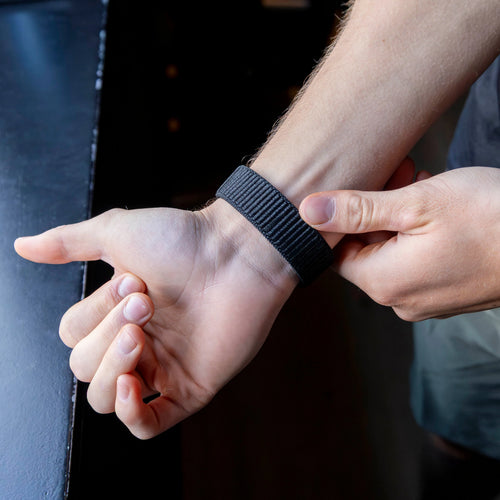 Bandz OnePlus Watch Lite Nylon Loop Strap (Black)