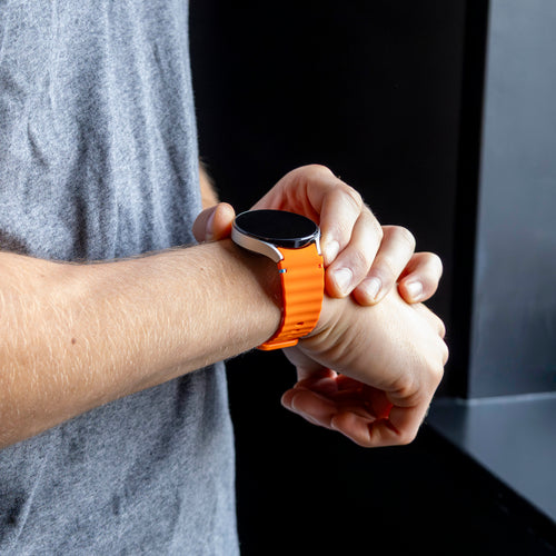 Samsung Galaxy Watch 7 - 40mm Wave Strap (Orange)