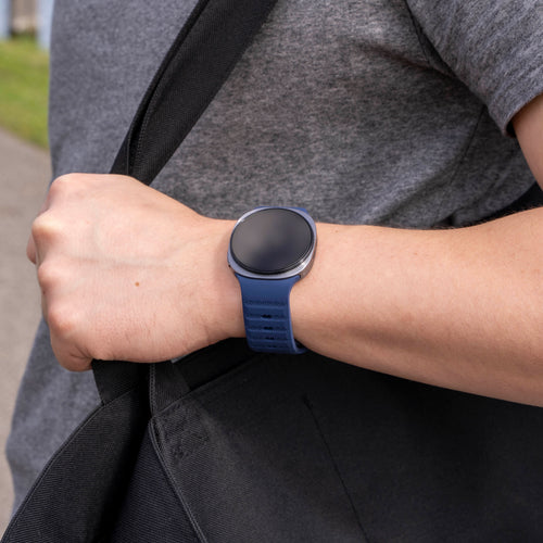 Samsung Galaxy Watch 8 - 40mm Outdoor Silicone Strap (Dark Blue)