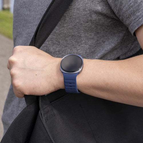 Outdoor Silicone Strap, dark blue, lifestyle photo