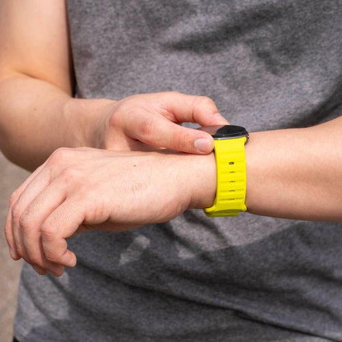 Samsung Galaxy Watch 8 - 40mm Outdoor Silicone Strap (Lime)