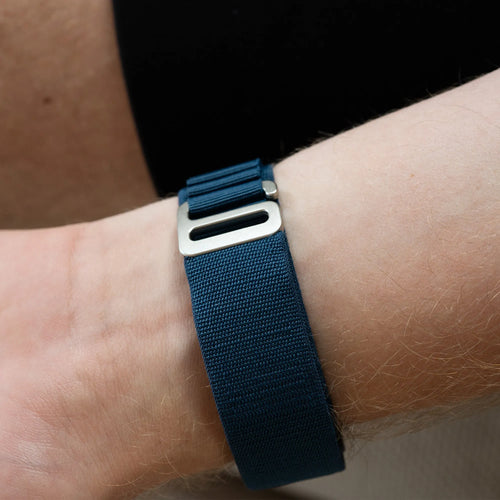 Alpine Nylon Strap, blue, lifestyle photo