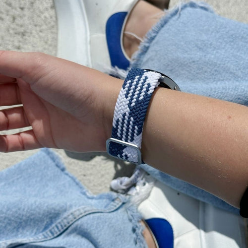 Redmi Watch 5 Active Adjustable Braided Strap (Blue/White)