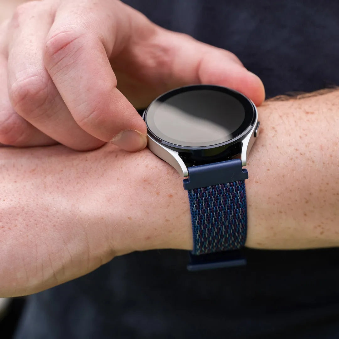 Amazfit Bip 3 (Pro) Nylon Strap (Purple/Blue)