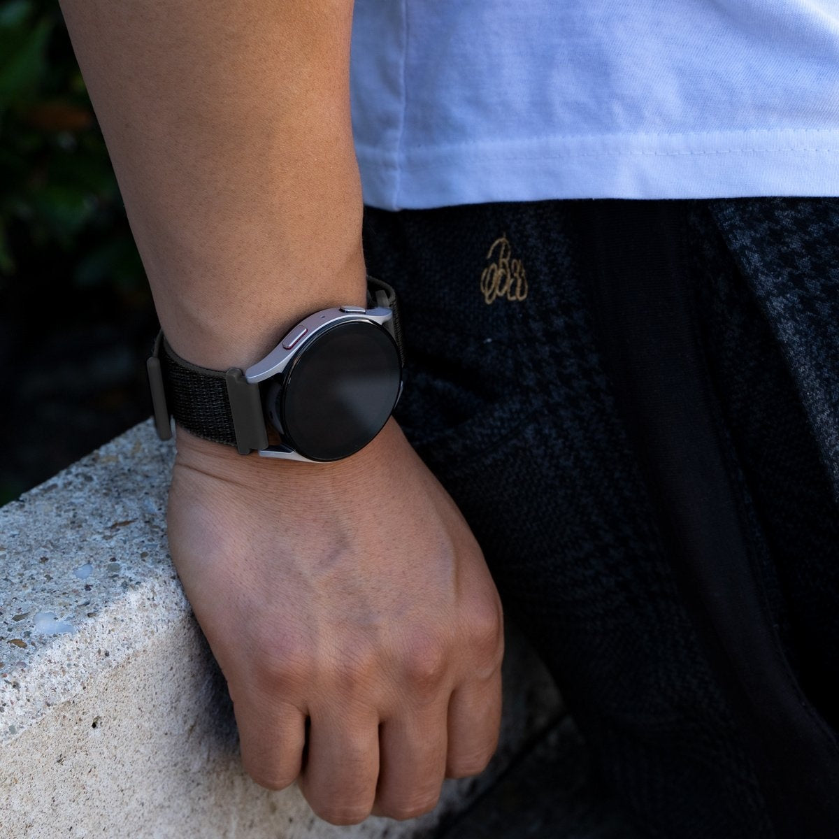 Nylon Strap, green, lifestyle photo