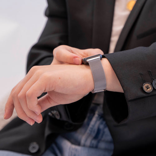 Samsung Galaxy Fit 3 Milanese Strap (Silver)