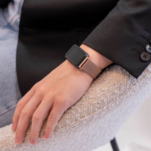 Samsung Galaxy Fit 3 Milanese Strap (Rose Gold)
