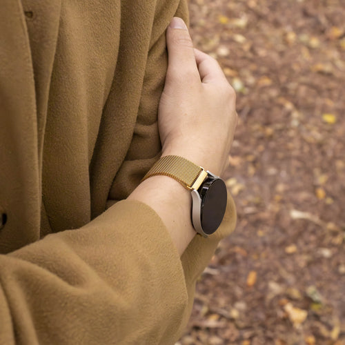 Fossil Gen 4 Venture (HR) Milanese Strap (Gold)