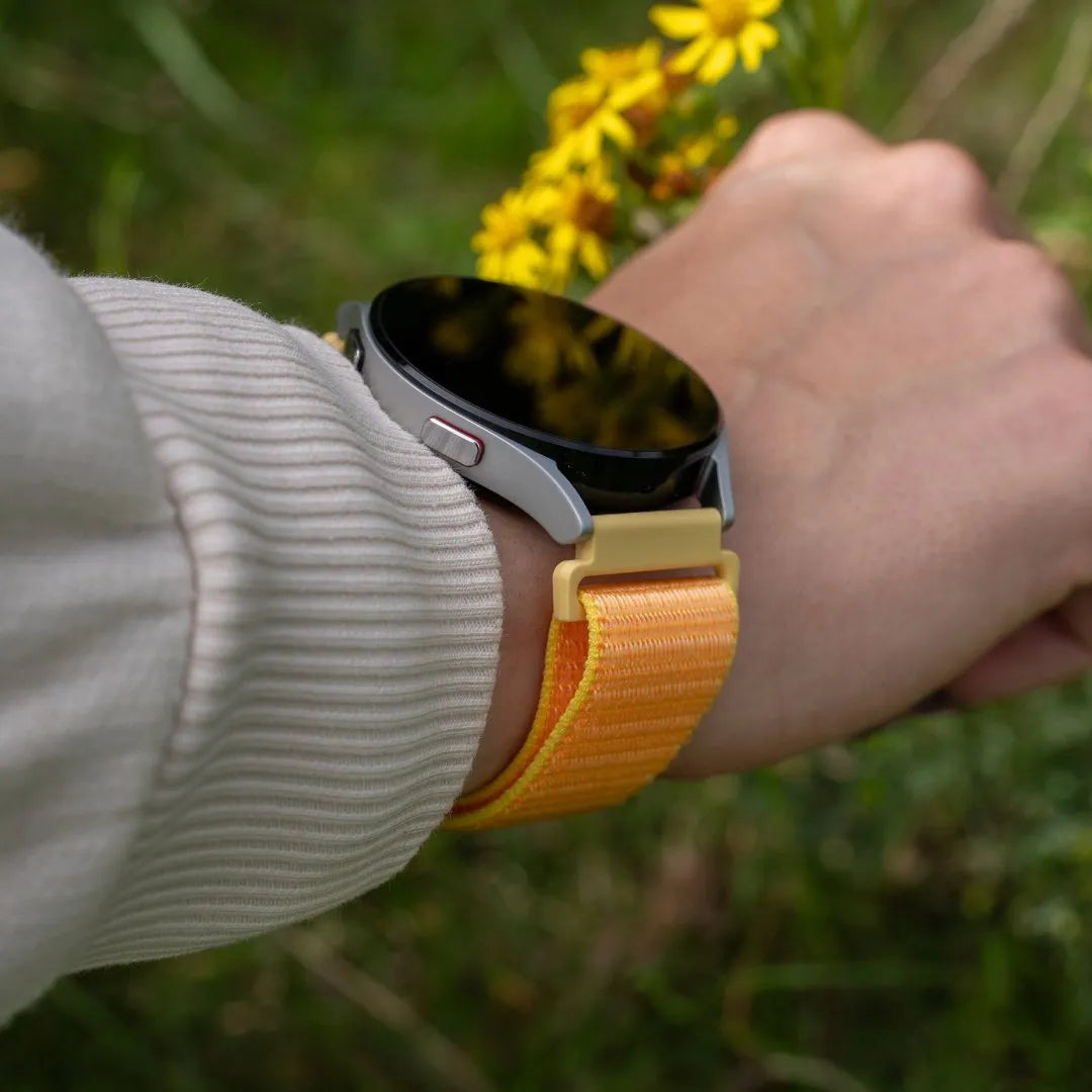 Coros Pace 3 Nylon Strap (Light Yellow)