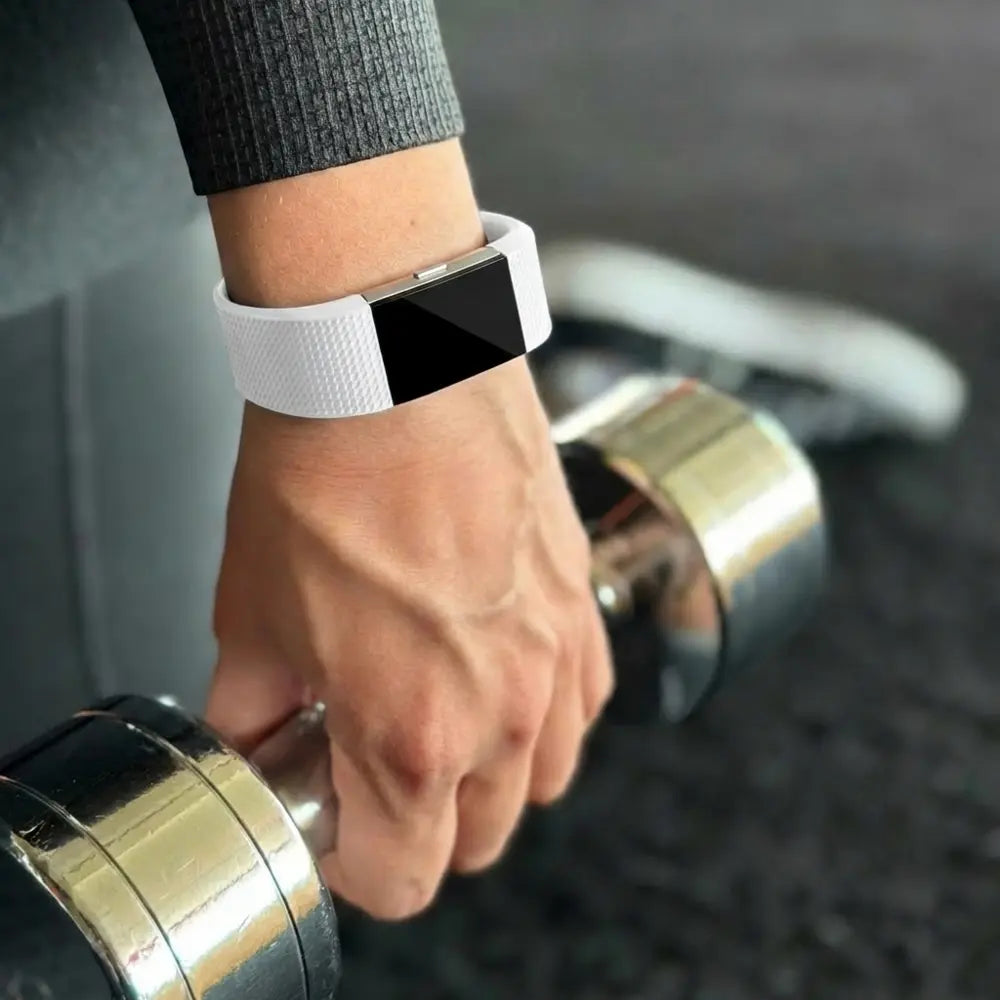 Fitbit Charge 2 Silicone Strap (White)