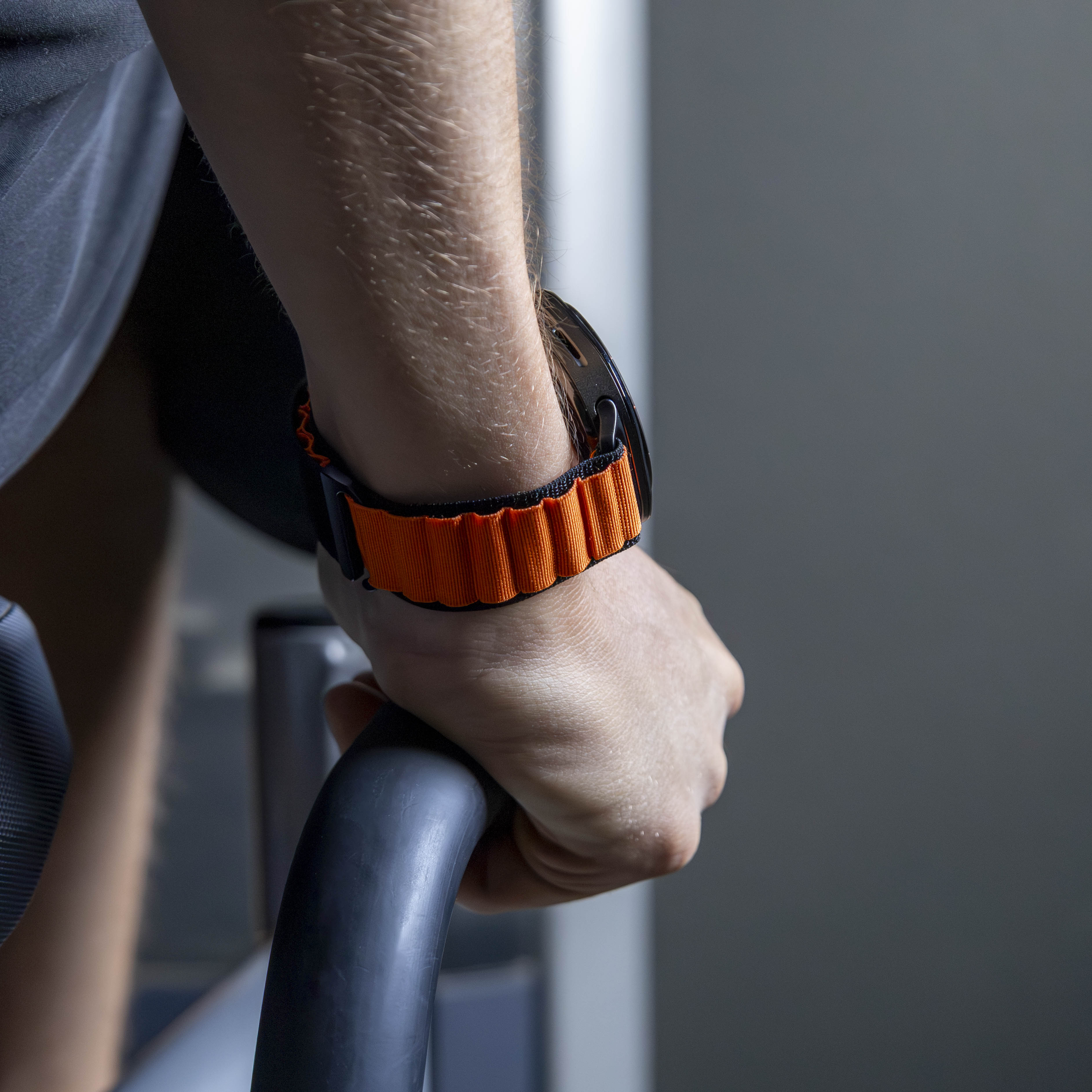 Samsung Galaxy Watch Ultra 2 Alpine Nylon Strap (Black/Orange)
