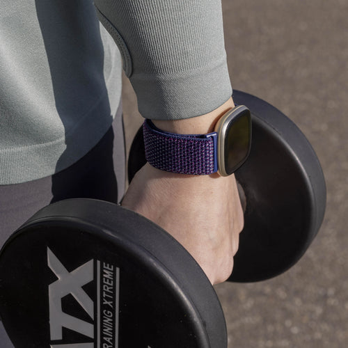 Fitbit Versa 3 Nylon Strap (Indigo Blue)