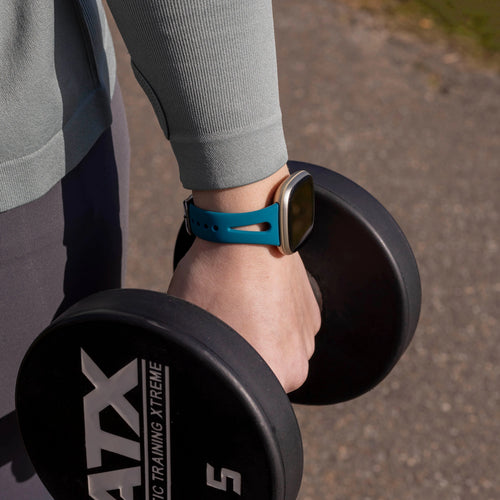 Fitbit Sense Silicone Strap Deluxe (Green-Blue)